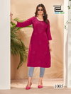 Supriya By Blue Hills Chikankari Work Rayon Kurtis Wholesale Shop In Surat